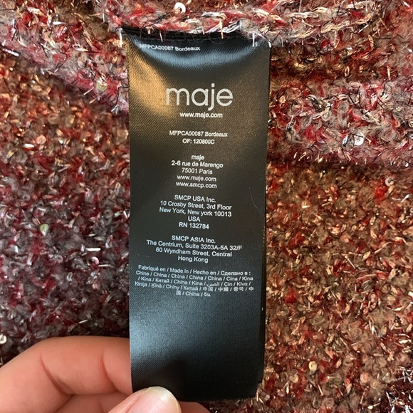 Maje Tweed Cardigan - Picture 7 of 13